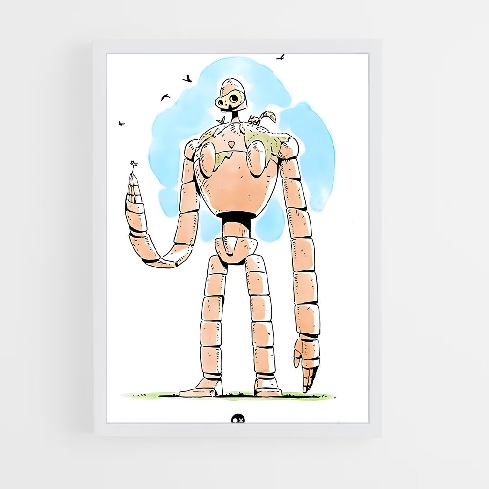 ap-robot soldier-3 cadre Blanc