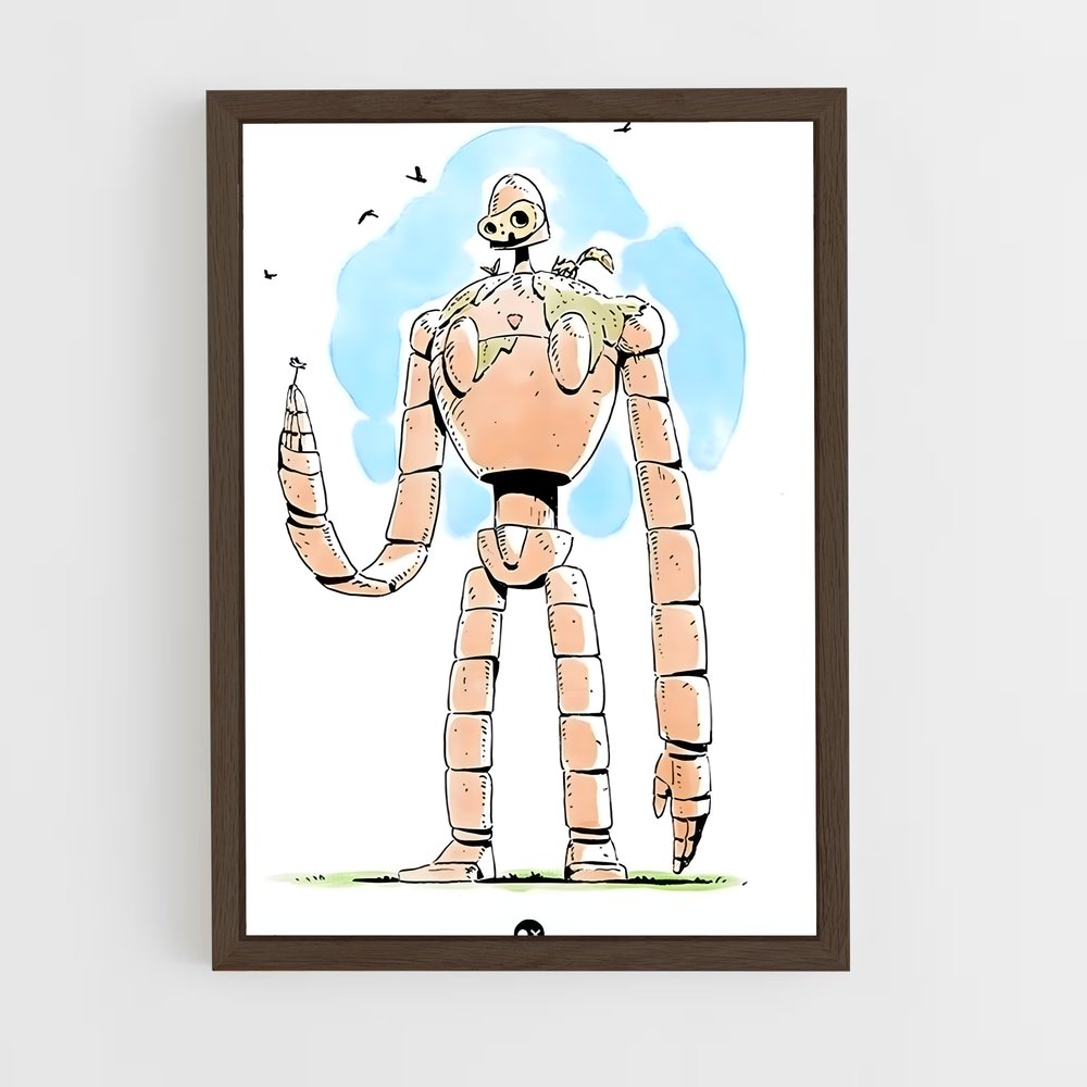 ap-robot soldier-3 cadre Bois foncé