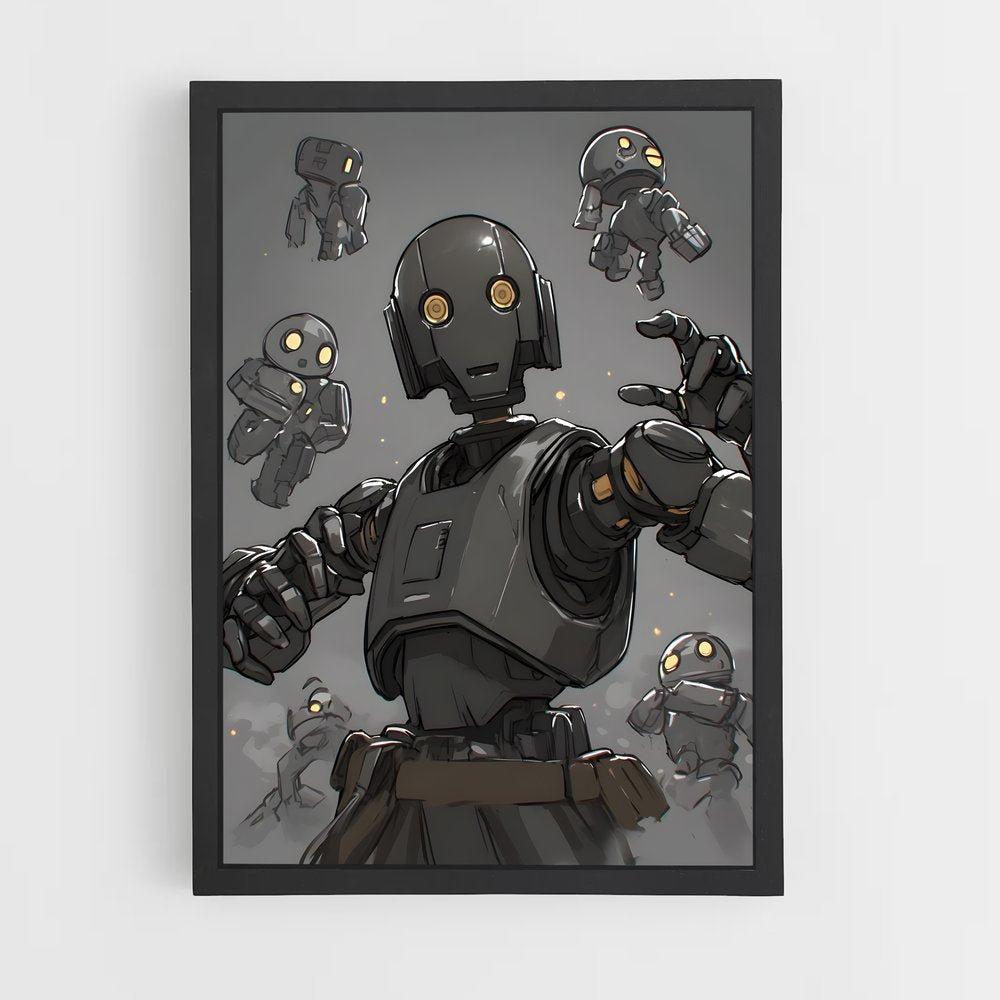 ap-robot soldier-4 cadre Noir