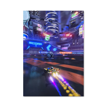Poster Turbo Rocket Racer