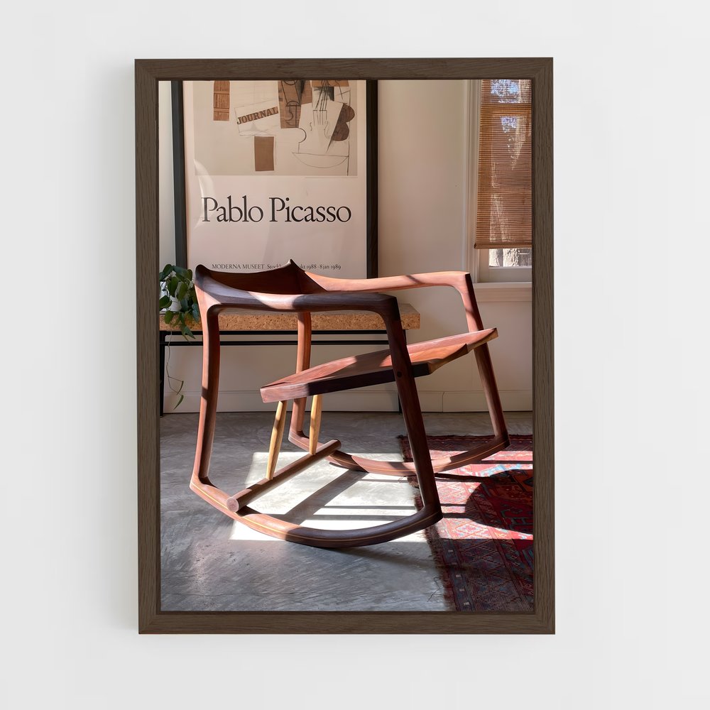 ap-rocking chair-1 cadre Bois foncé