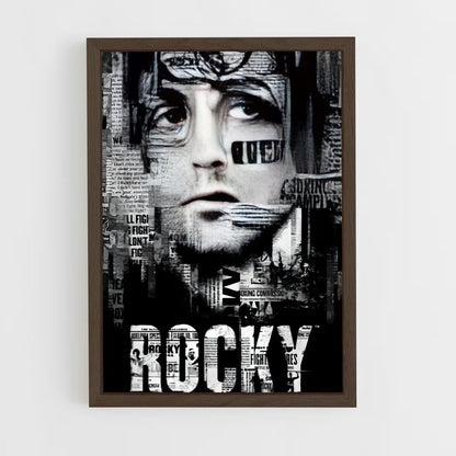 ap-rocky balboa-5 cadre Bois foncé