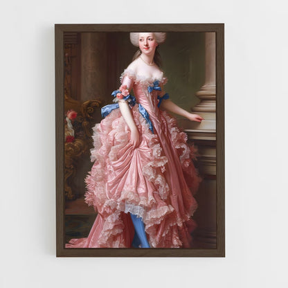 ap-rococo-1 cadre Bois foncé