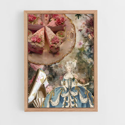 ap-rococo-12 cadre Bois clair