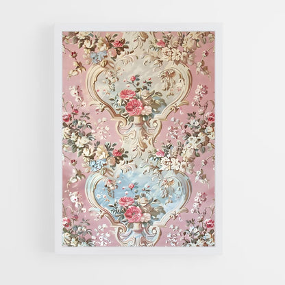ap-rococo patterns-1 cadre Blanc