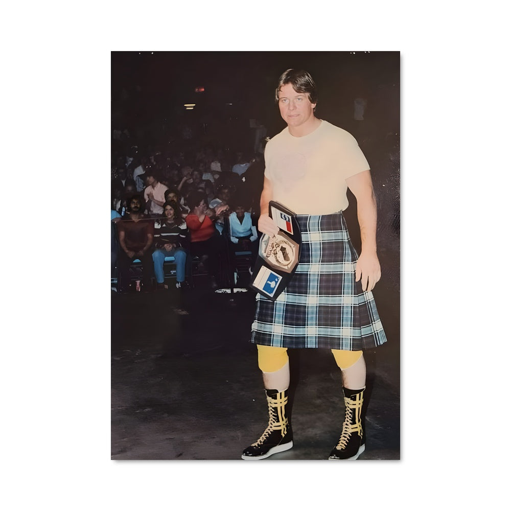 Poster Le Kilt Écossais