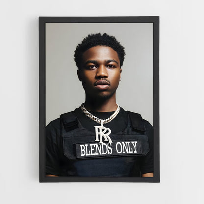 ap-roddy ricch-10 cadre Noir