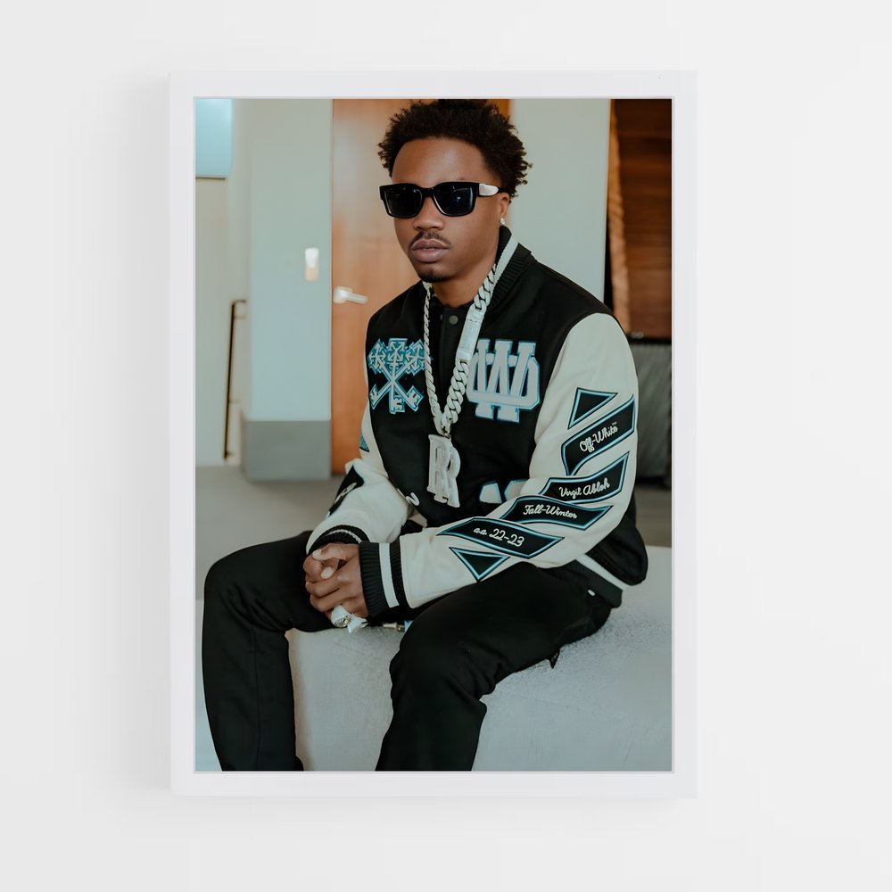 ap-roddy ricch-3 cadre Blanc
