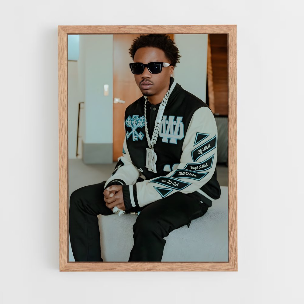 ap-roddy ricch-3 cadre Bois clair