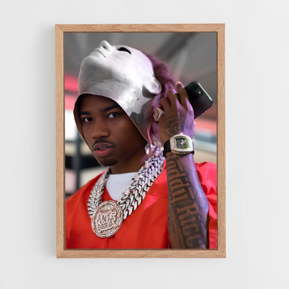 ap-roddy ricch-4 cadre Bois clair