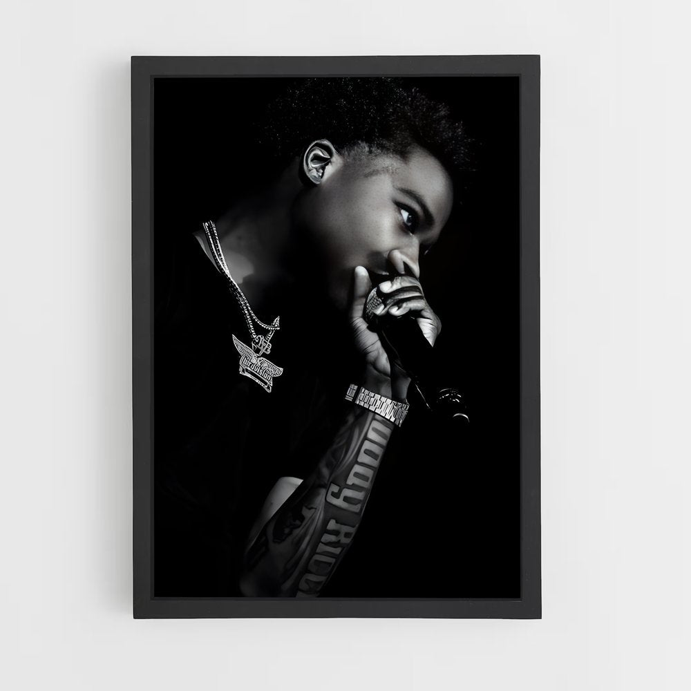 ap-roddy ricch-5 cadre Noir
