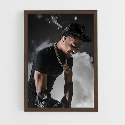 ap-roddy ricch-8 cadre Bois foncé