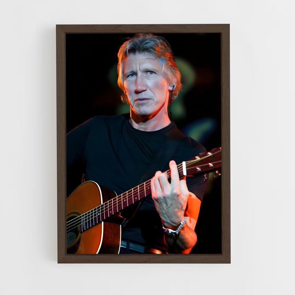 ap-roger waters-2 cadre Bois foncé
