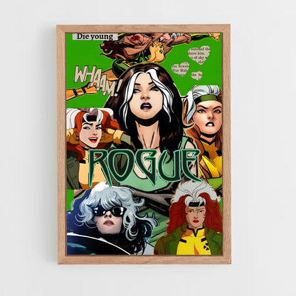 ap-rogue x-men-1 cadre Bois clair