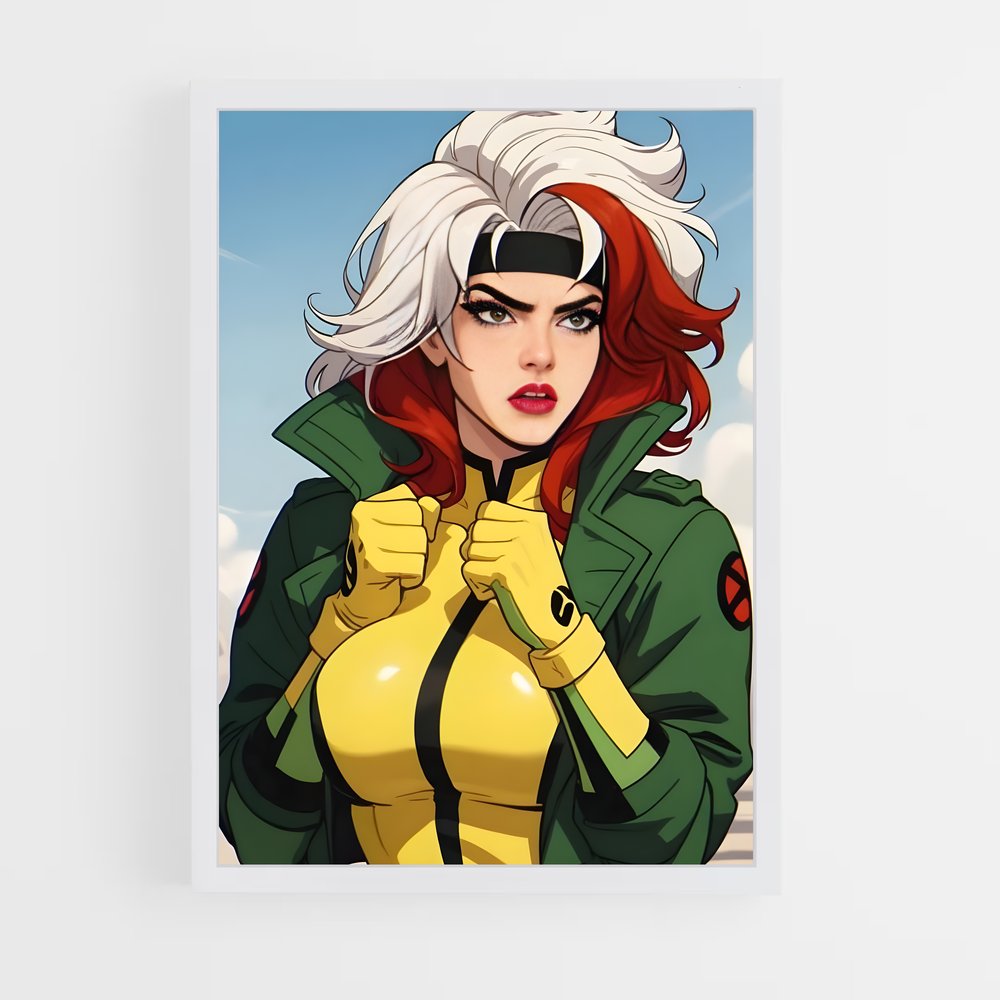 ap-rogue x-men-4 cadre Blanc