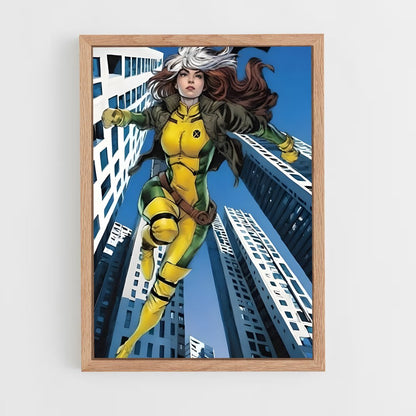 ap-rogue x-men-7 cadre Bois clair