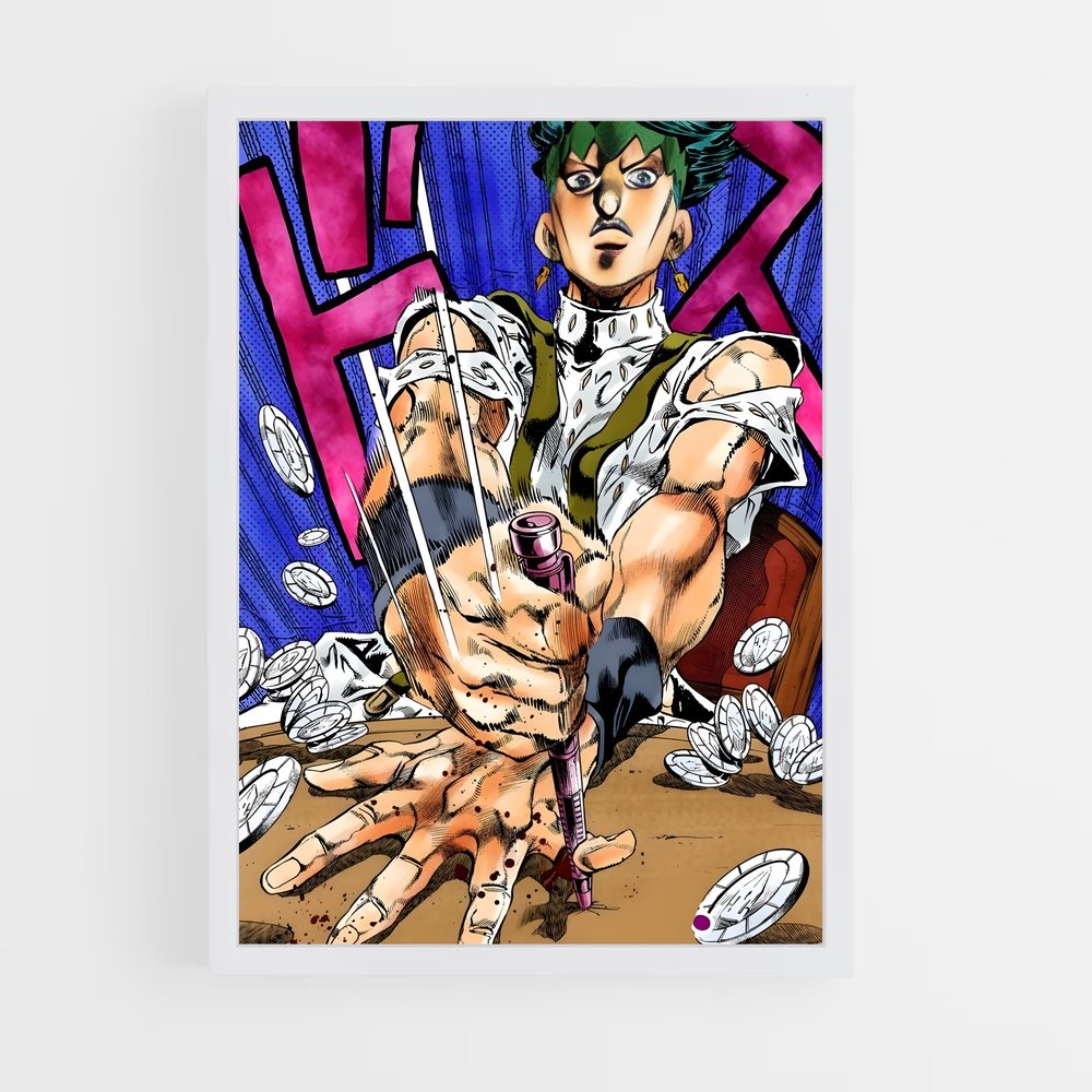 ap-rohan kishibe-2 cadre Blanc