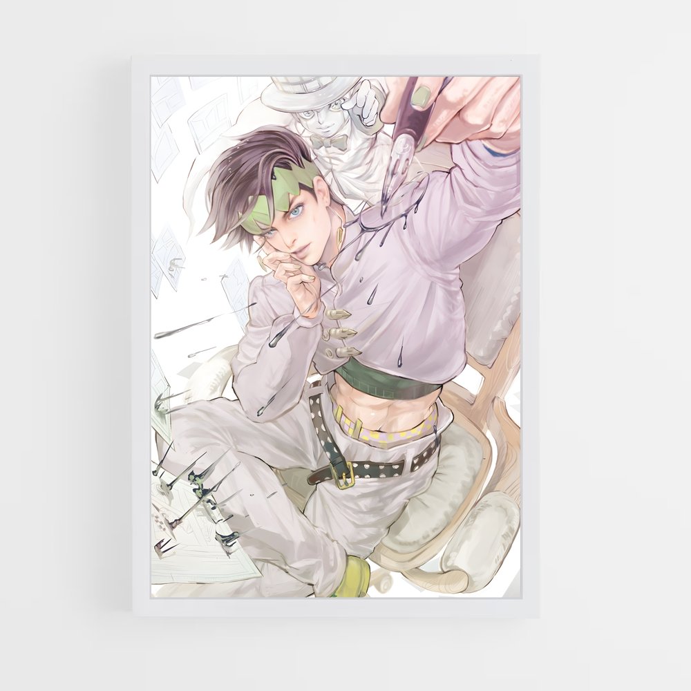 ap-rohan kishibe-3 cadre Blanc