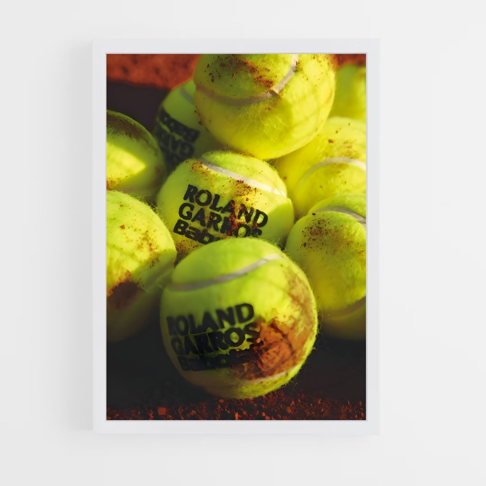 ap-roland garros tennis-2 cadre Blanc