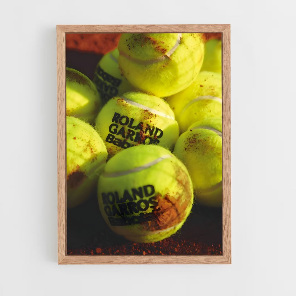 ap-roland garros tennis-2 cadre Bois clair