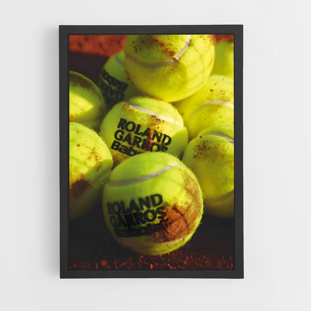 ap-roland garros tennis-2 cadre Noir