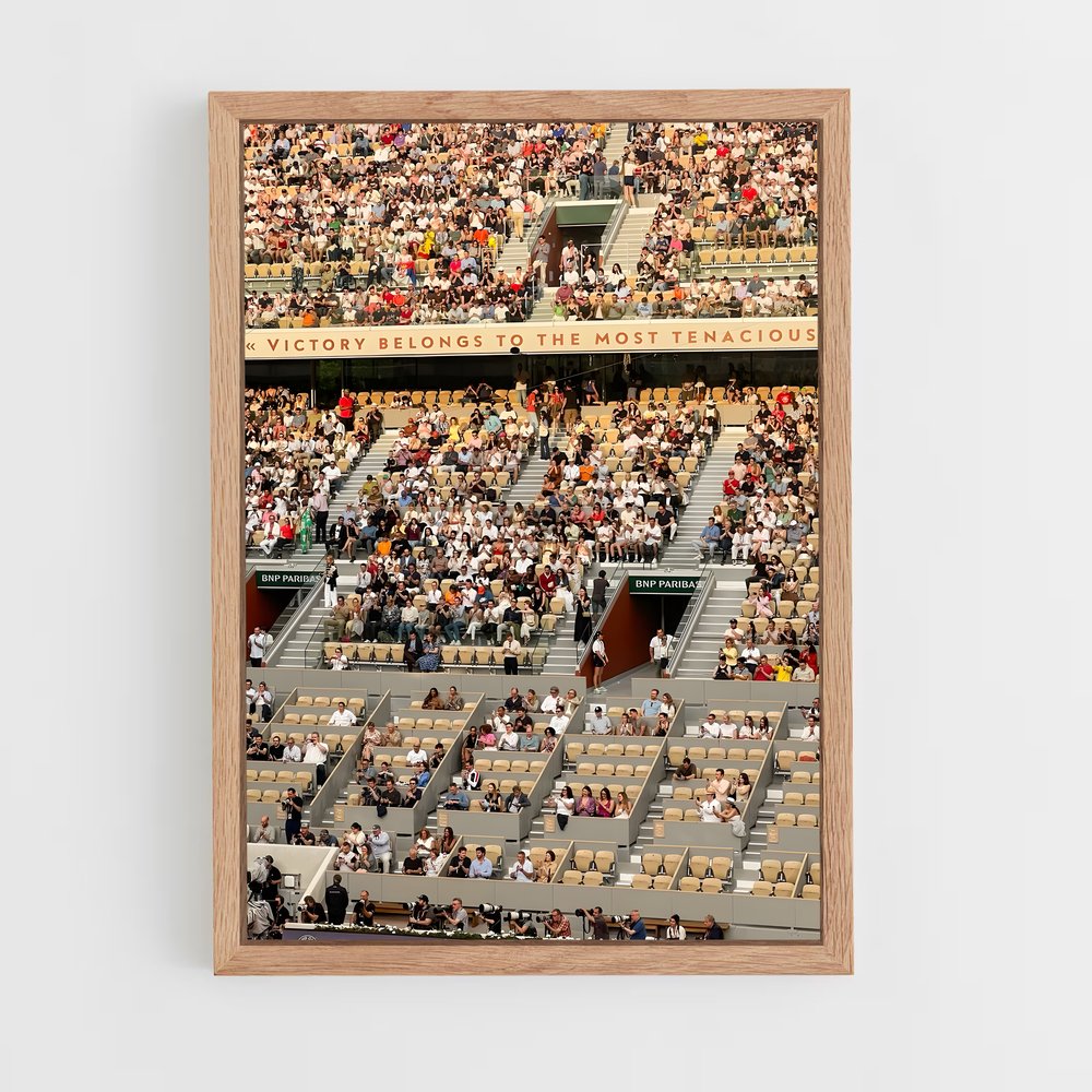 ap-roland garros tennis-3 cadre Bois clair