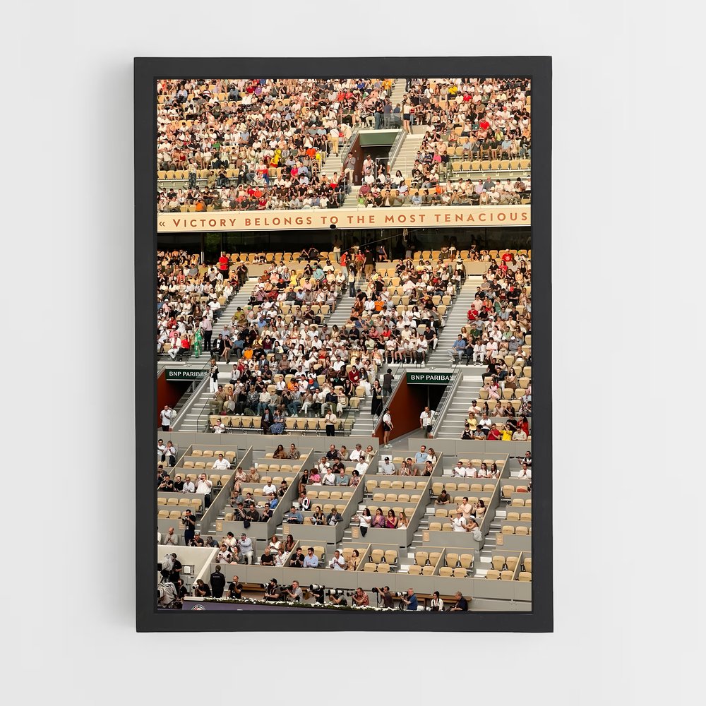 ap-roland garros tennis-3 cadre Noir