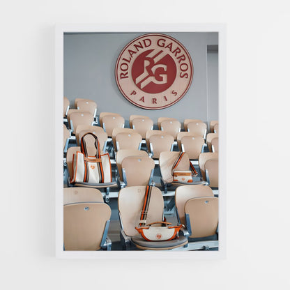ap-roland garros tennis-5 cadre Blanc