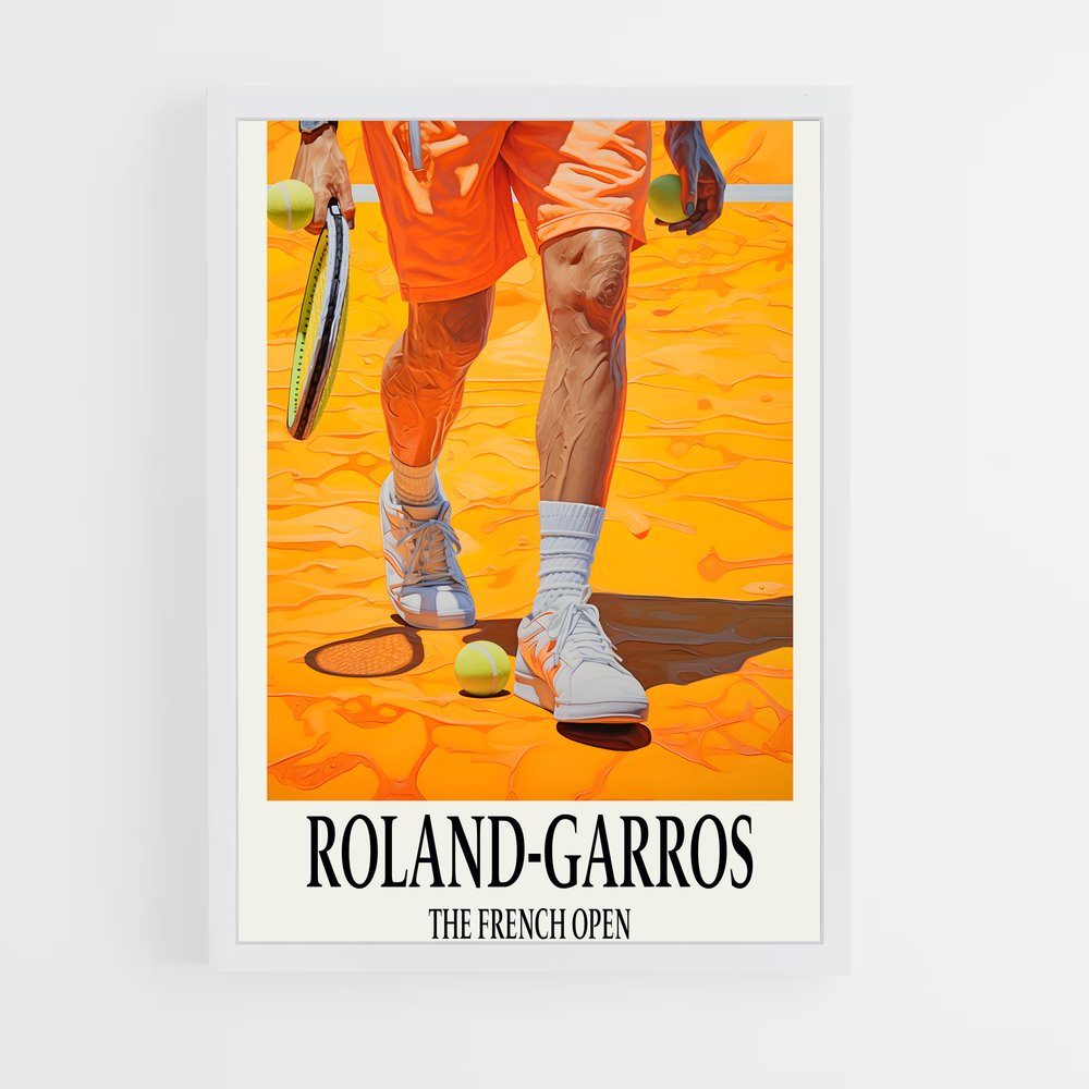 ap-roland garros tennis-6 cadre Blanc