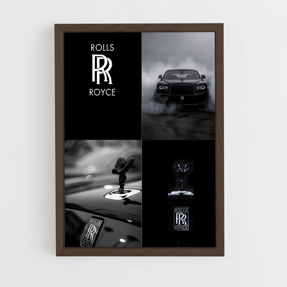 ap-rolls royce-12 cadre Bois foncé