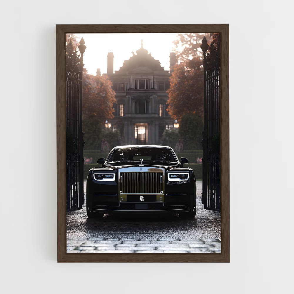 ap-rolls royce-3 cadre Bois foncé