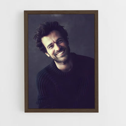 ap-romain duris-1 cadre Bois foncé