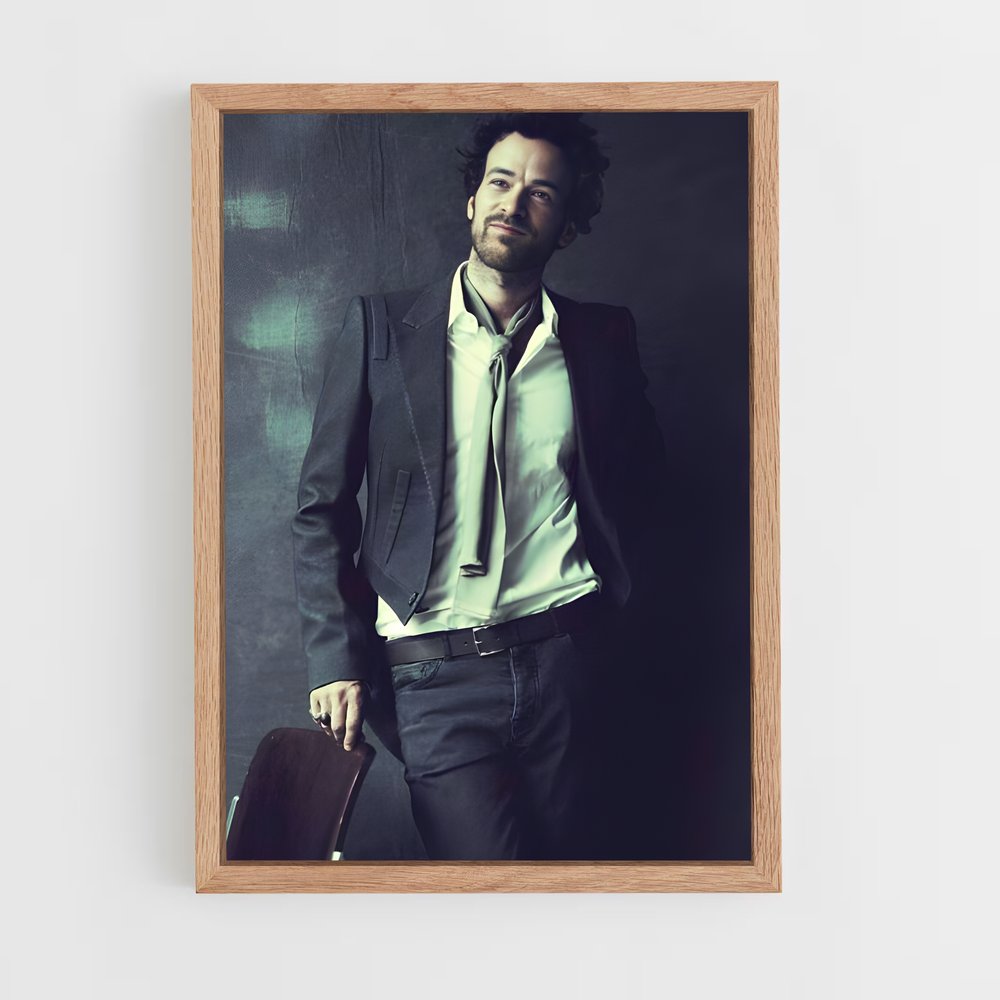 ap-romain duris-8 cadre Bois clair