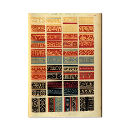 Poster Motifs Romains