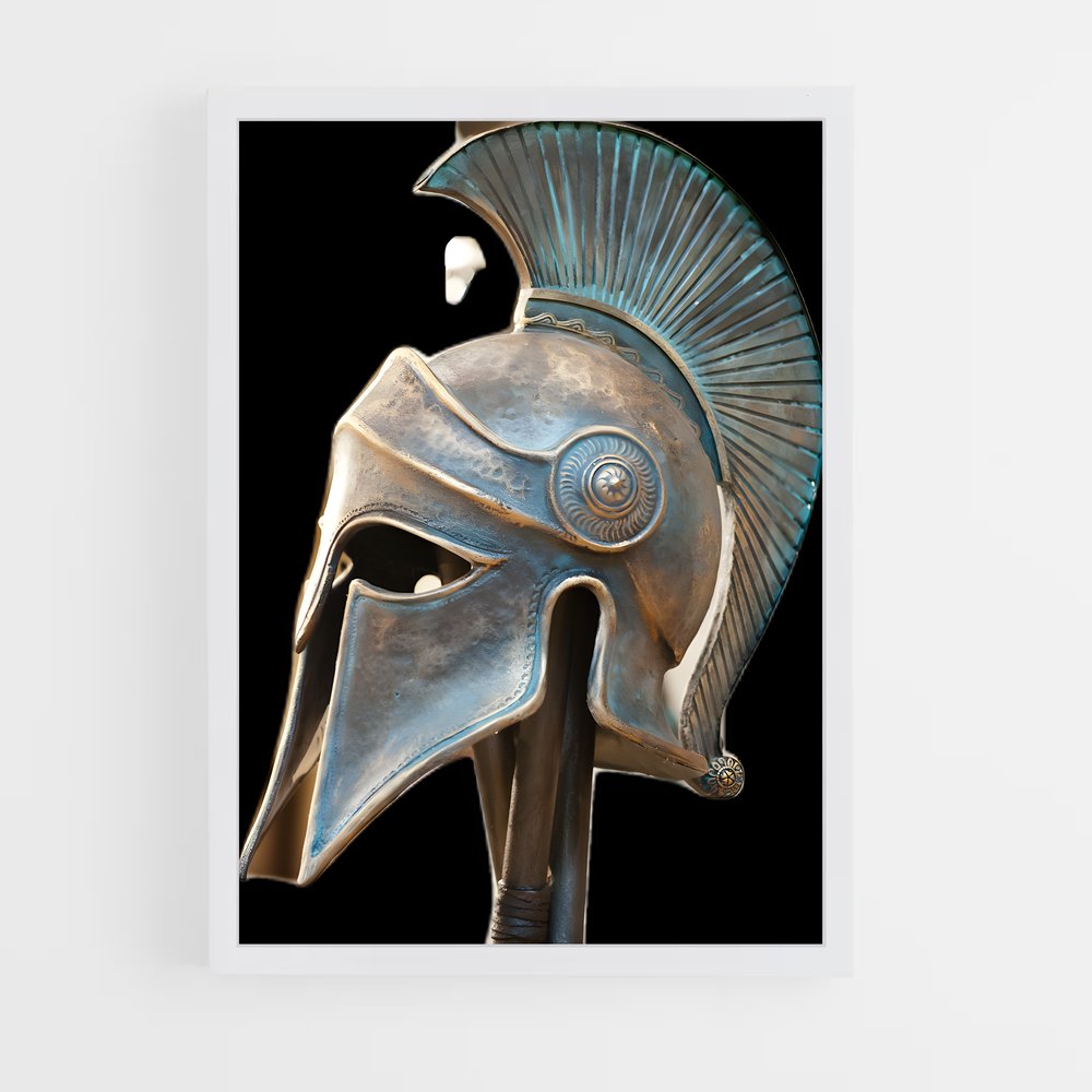 ap-roman helmet-2 cadre Blanc