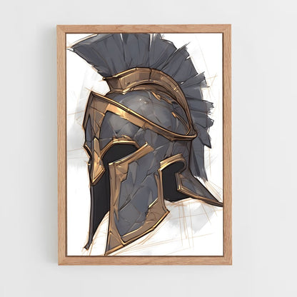 ap-roman helmet-4 cadre Bois clair