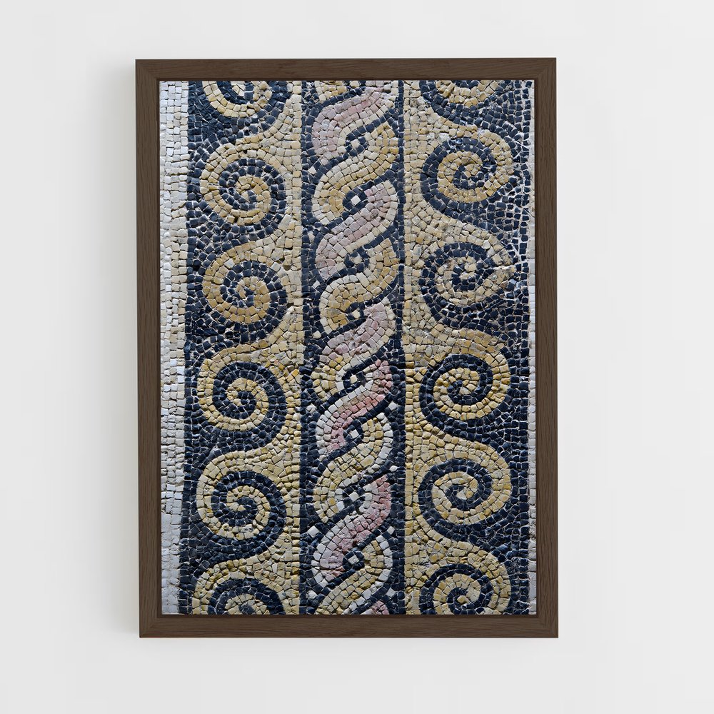 ap-roman patterns-1 cadre Bois foncé