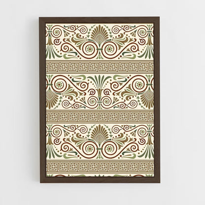 ap-roman patterns-6 cadre Bois foncé