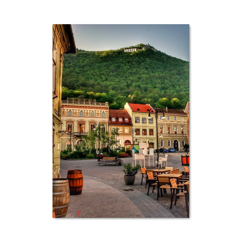 Poster Montagne et Terrasses