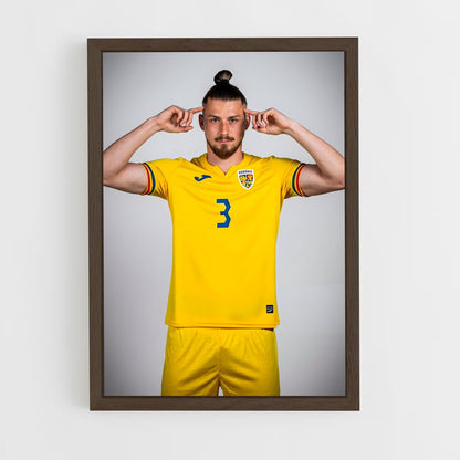 ap-romania national football team-4 cadre Bois foncé