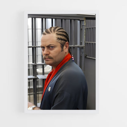 ap-ron swanson-1 cadre Blanc