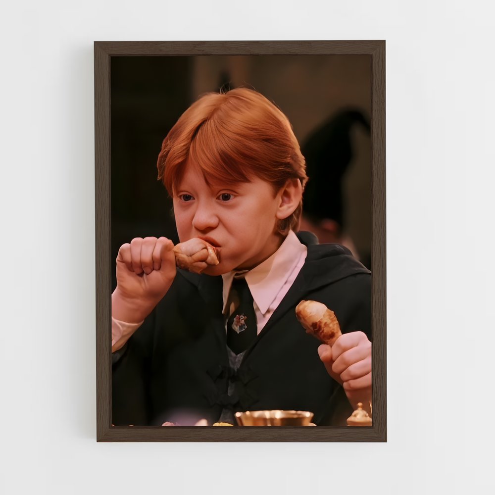 ap-ron weasley-5 cadre Bois foncé