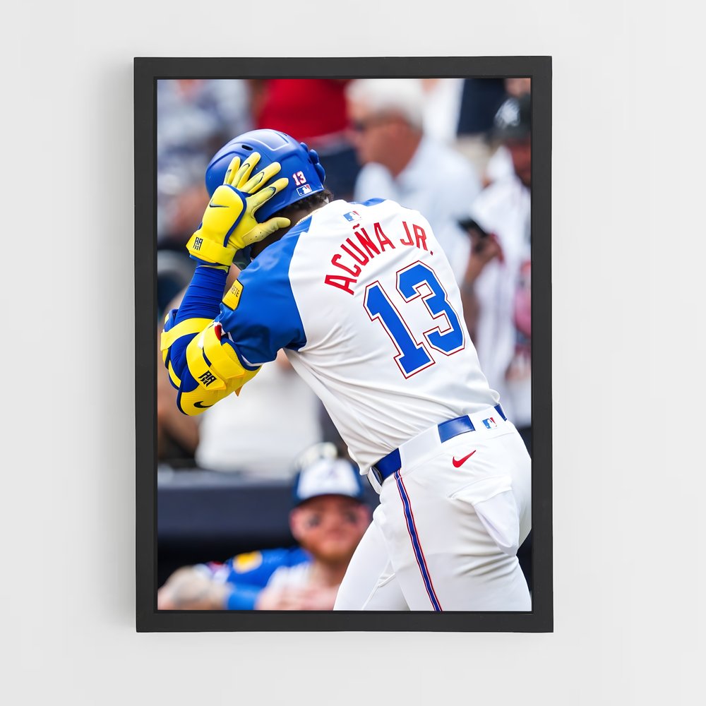 ap-ronald acuna jr-12 cadre Noir