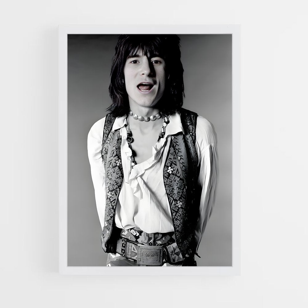 ap-ronnie wood-2 cadre Blanc