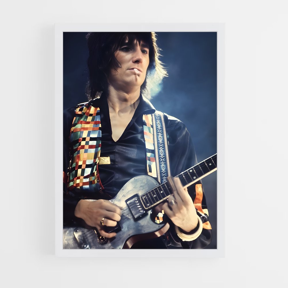 ap-ronnie wood-4 cadre Blanc