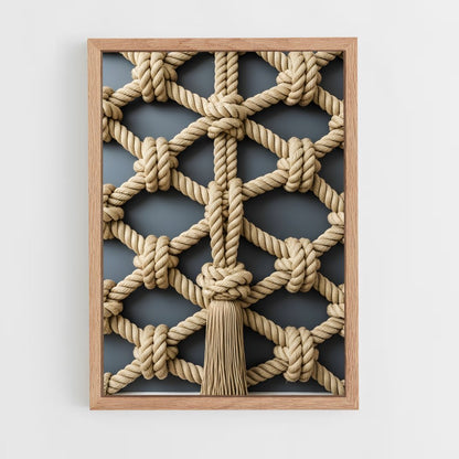 ap-rope patterns-4 cadre Bois clair