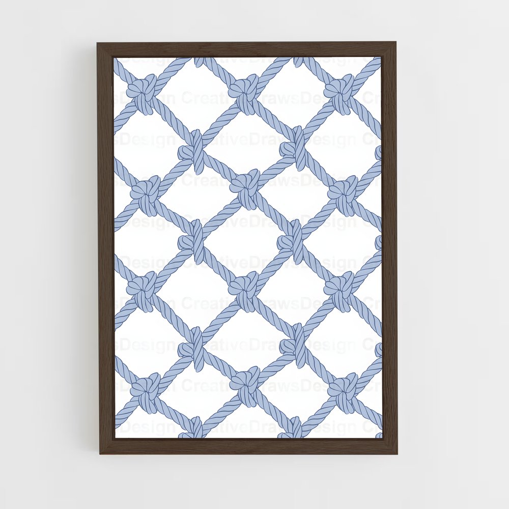 ap-rope patterns-6 cadre Bois foncé