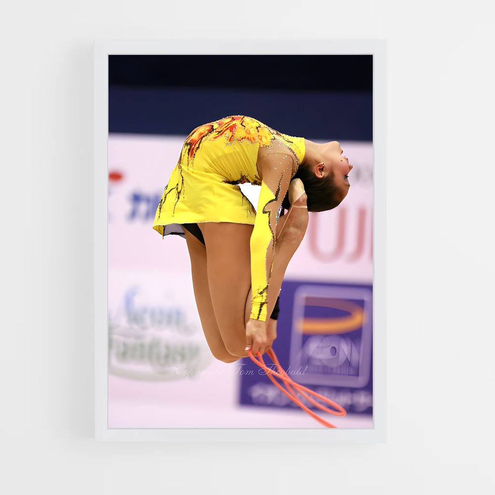 ap-rope rhythmic gymnastics-2 cadre Blanc