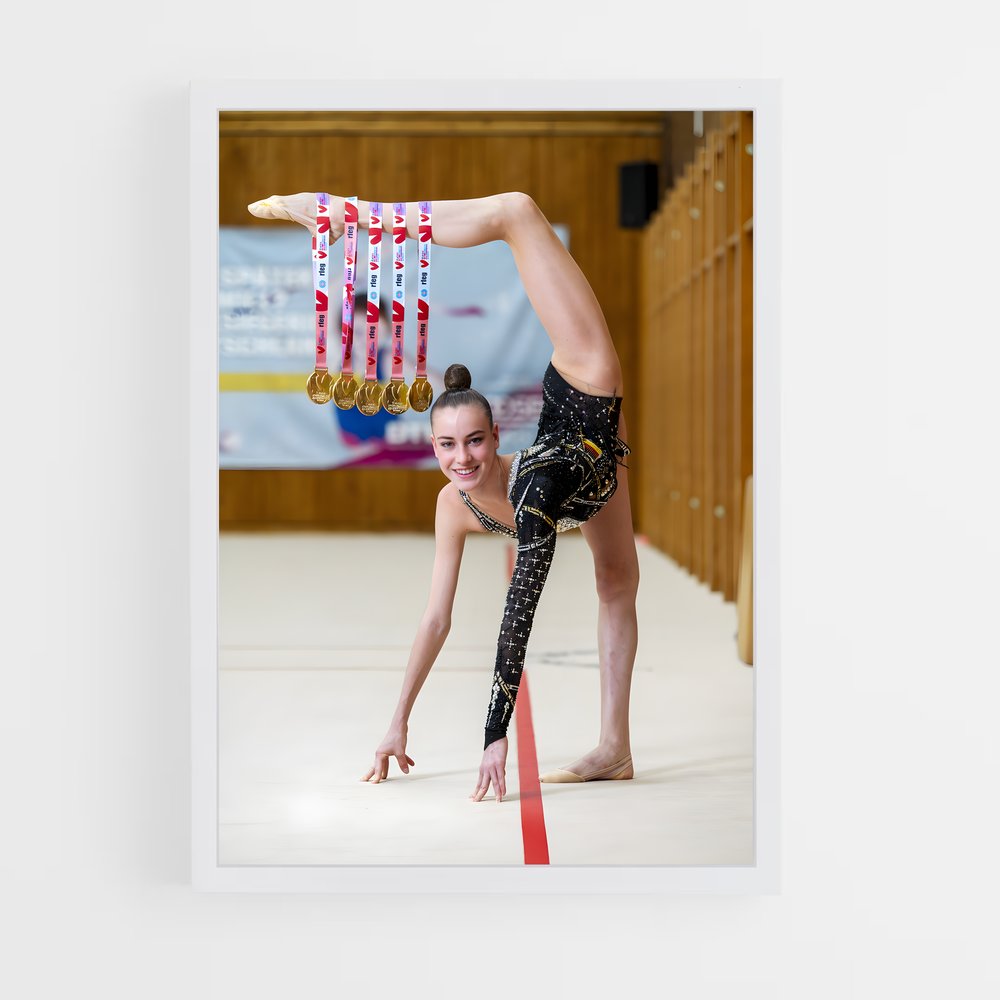 ap-rope rhythmic gymnastics-5 cadre Blanc