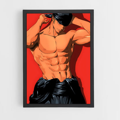 ap-roronoa zoro-13 cadre Noir